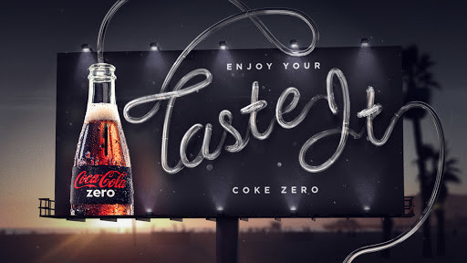 chiến dịch quảng cáo coca cola bảng quảng cáo uống được